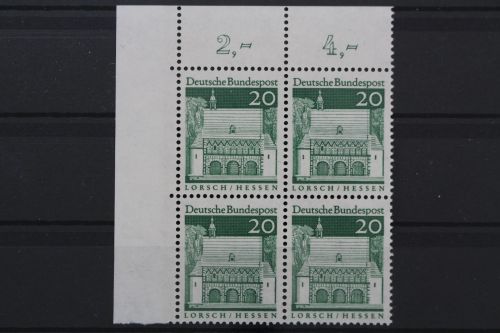 Deutschland, MiNr. 491, Viererblock, Ecke links oben, postfrisch