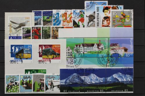 Schweiz, MiNr. 1951-1976, gestempelt