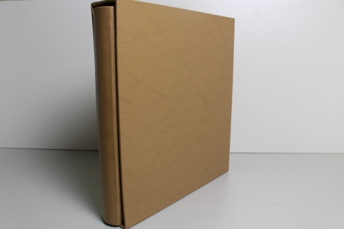 SAFE Skai, beige Ringbinder mit Kassette, 14 Ring-Mechanik