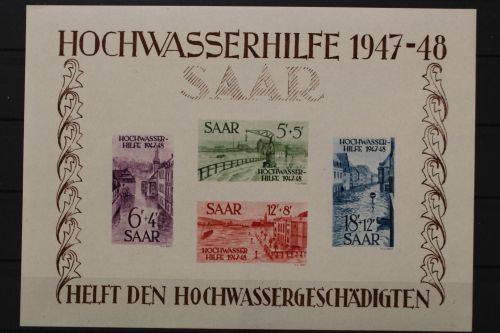 Saarland, MiNr. Block 1, postfrisch