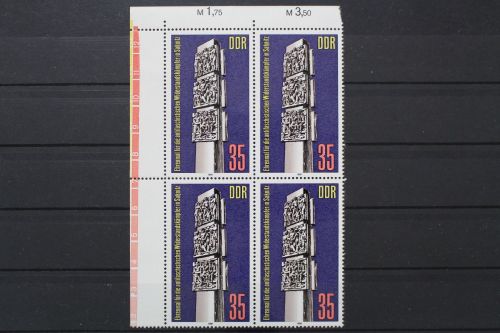 DDR, MiNr. 2639, Viererblock, Ecke links oben, postfrisch