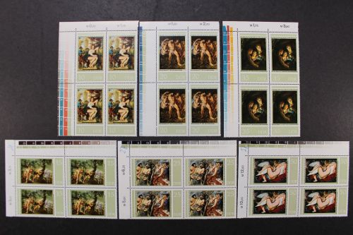 DDR, MiNr. 2229-2234, Viererblöcke, Ecken links oben, postfrisch