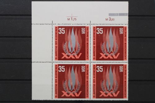 DDR, MiNr. 1898, Viererblock, Ecke links oben, postfrisch