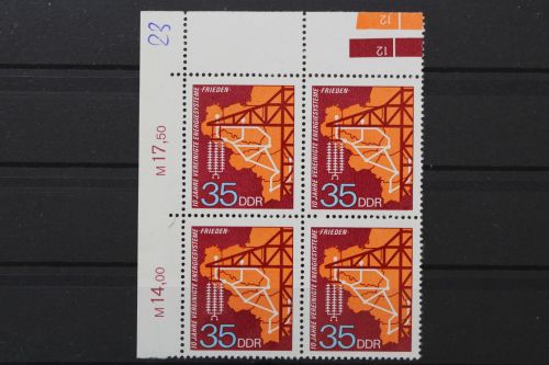 DDR, MiNr. 1871, Viererblock, Ecke links oben, postfrisch