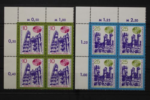 DDR, MiNr. 1700-1701, Viererblöcke, Ecken links oben, postfrisch