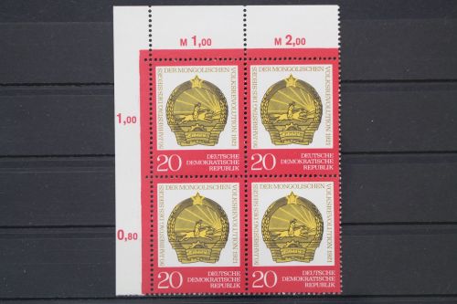 DDR, MiNr. 1688, Viererblock, Ecke links oben, postfrisch