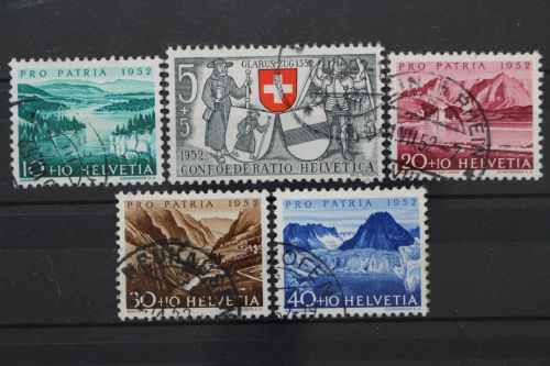 Schweiz, MiNr. 570-574, gestempelt