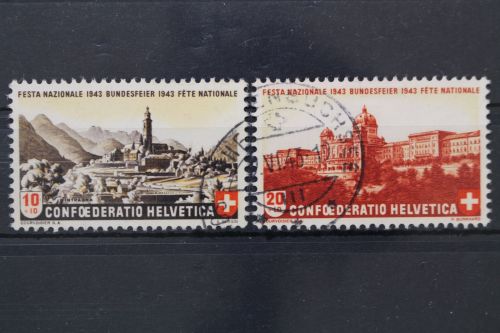 Schweiz, MiNr. 420-421, gestempelt