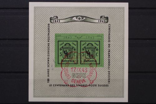 Schweiz, MiNr. Block 10, ESST