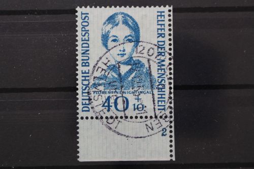 Deutschland (BRD), MiNr. 225, Unterrand mit FN 2, gestempelt