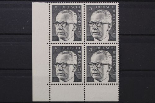 Deutschland, MiNr. 635, Viererblock, Ecke links unten, postfrisch