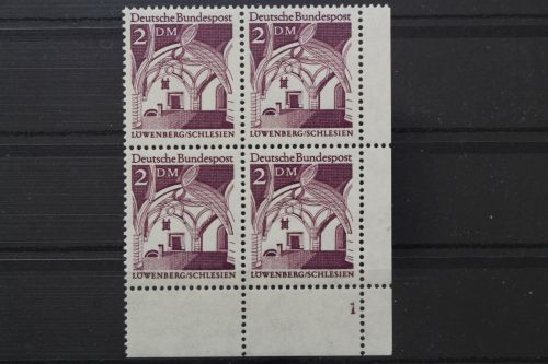 Deutschland, MiNr. 503, Viererblock, Ecke re. u. FN 1, postfrisch