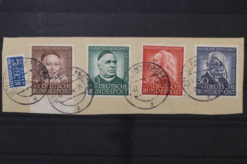 Deutschland (BRD), MiNr. 173-176, Briefstück