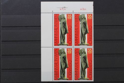 DDR, MiNr. 2093, Viererblock Ecke links oben, postfrisch