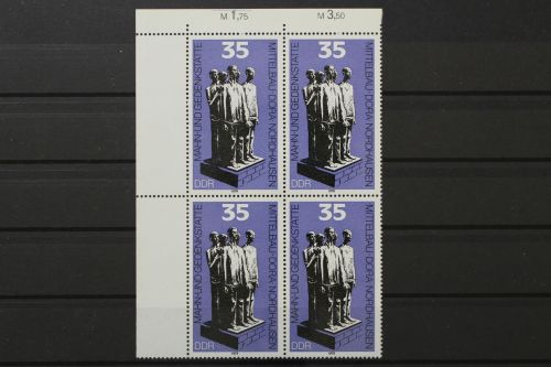 DDR, MiNr. 2451, Viererblock, Ecke links oben, postfrisch