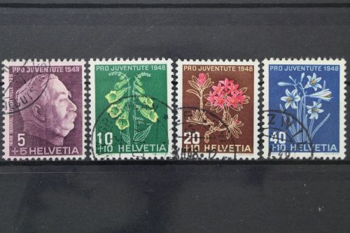 Schweiz, MiNr. 514-517, gestempelt