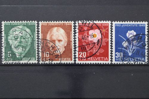 Schweiz, MiNr. 465-468, gestempelt