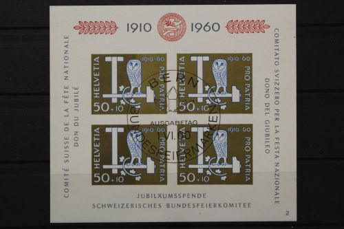 Schweiz, MiNr. Block 17 Nr. 2, ESST