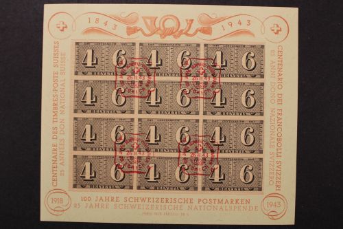 Schweiz, MiNr. Block 9, ESST
