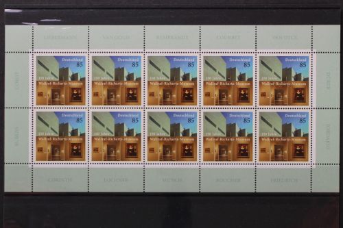 Deutschland (BRD), MiNr. 2866 PLF II, Kleinbogen, postfrisch
