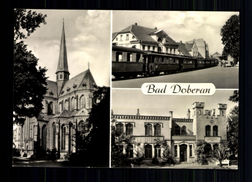 Bad Doberan, Klosterkirche, Bäderbahn "Molly", Handwerkerheim