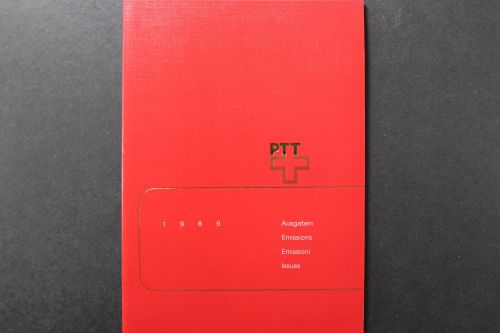 Schweit, Jahrbuch PTT 1989, postfrisch