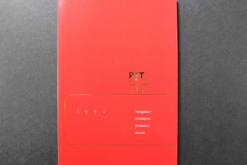 Schweiz, Jahrbuch PTT 1990, postfrisch
