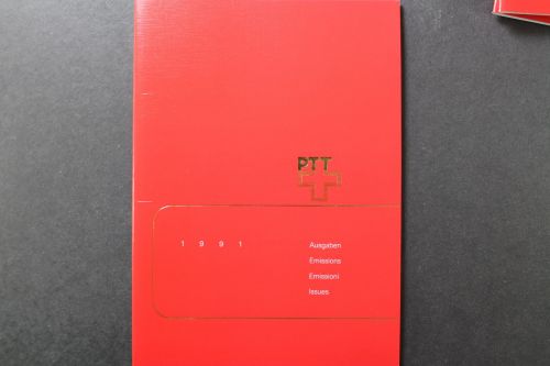 Schweiz, Jahrbuch PTT 1991, postfrisch