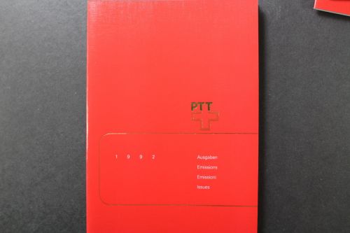 Schweiz, Jahrbuch PTT 1992, postfrisch