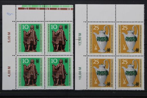 DDR, MiNr. 2929-2930, Viererblock, Ecke links oben, postfrisch