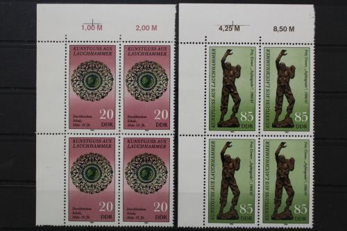DDR, MiNr. 2874-2875, Viererblock, Ecke links oben, postfrisch