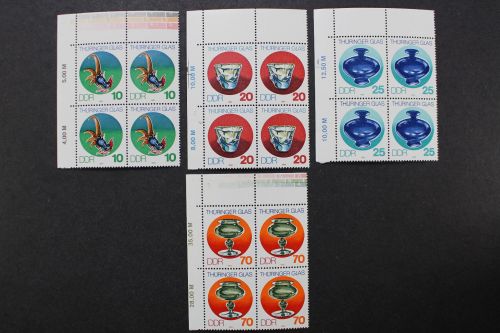 DDR, MiNr. 2835-2838, Viererblock, Ecke links oben, postfrisch