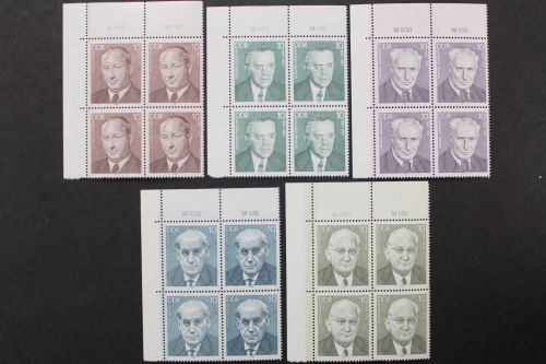 DDR, MiNr. 2686-2690, Viererblock, Ecke links oben, postfrisch