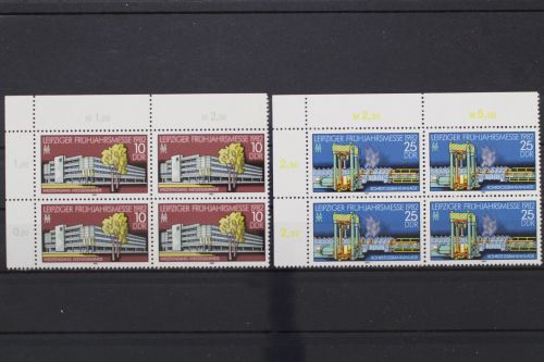 DDR, MiNr. 2683-2684, Viererblock, Ecke links oben, postfrisch