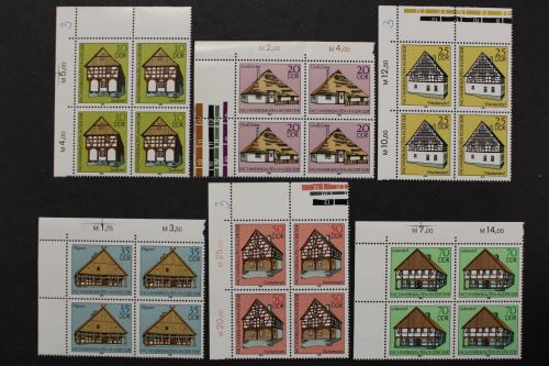 DDR, MiNr. 2623-2628, Viererblock, Ecke links oben, postfrisch