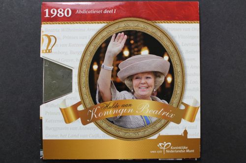 Niederlande, Kursmünzensatz 2013 im Folder, Stempelglanz