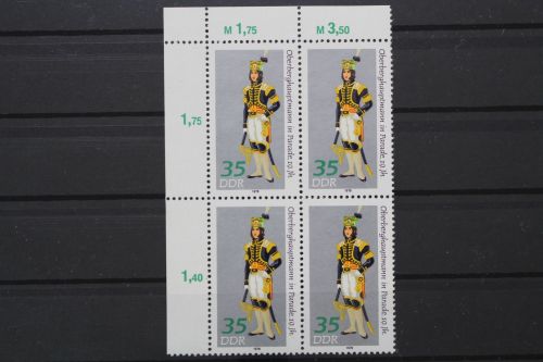 DDR, MiNr. 2321, Viererblock, Ecke links oben, postfrisch