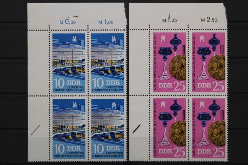 DDR, MiNr. 2250-2251, Viererblock, Ecke links oben, postfrisch