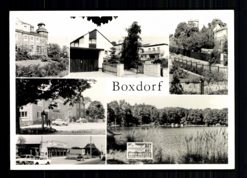 Boxdorf, OT von Moritzburg, 6 Bilderkarte