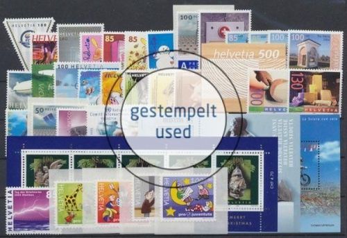 Schweiz, MiNr. 1864-1905, Jahrgang 2004, gestempelt