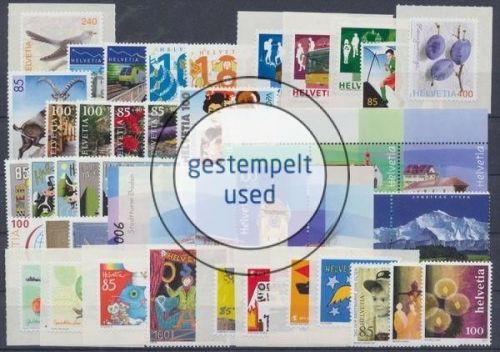 Schweiz, MiNr. 1951-1993, Jahrgang 2006, gestempelt