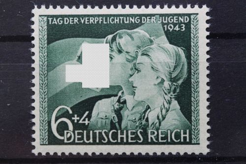 Deutsches Reich, MiNr. 843 PLF f 23, postfrisch