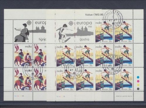 Malta, MiNr. 628-629 KB, gestempelt