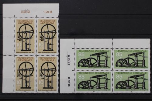 DDR, MiNr. 2957-2958, Viererblock, Ecke links oben, postfrisch