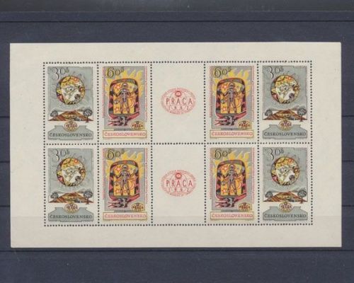 Tschechoslowakei, MiNr. 1355-1356 Kleinbogen, postfrisch