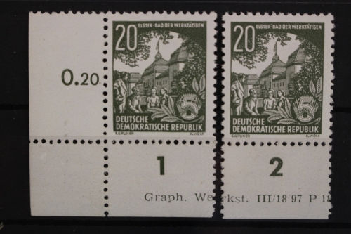 DDR, MiNr. 413 XII Druckvermerk 2, postfrisch, BPP Signatur