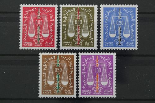 Algerien Porto, MiNr. 59-63, postfrisch