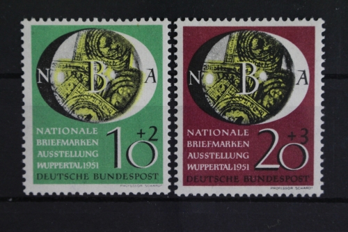 Deutschland (BRD), MiNr. 141-142, Falz
