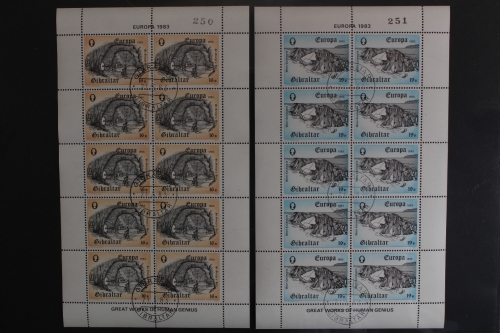 Gibraltar, MiNr. 463-464, Kleinbögen, gestempelt