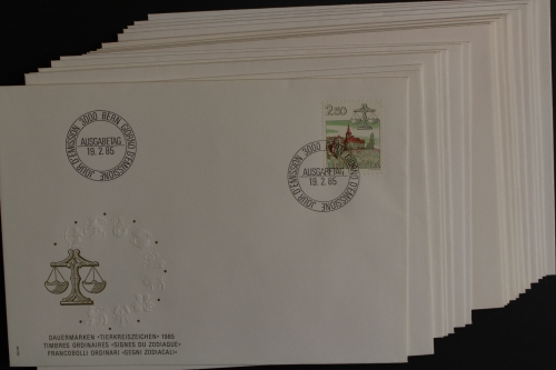 Schweiz, MiNr. 1288-1307, Jahrgang 1985, FDC
